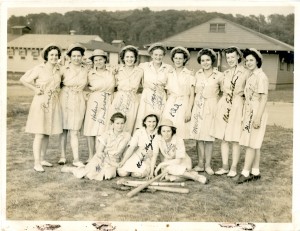 Theresa M. Dischler, WAAC baseball, WWII, Bolling Field, Washington, D.C.