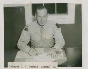 c. 1944 photograph of recently-promoted Colonel Orville W. Martin Sr., Division Artillery Commander of the 7th Armored Division.
