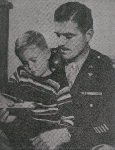 Lt Col Hollenbeck and son