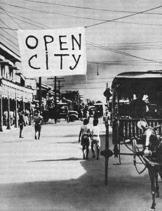 Manila was declared an open city on December 26, 1941, to protect the civilian population. (Source: U.S. Army Center for Military History)