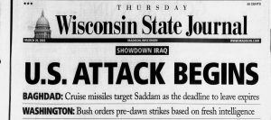 Wisconsin State Journal. (2003, March 20).