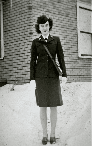 Photo of Betty M. Prieve, United States Navy. WVM.Mss.2140.I059.03.