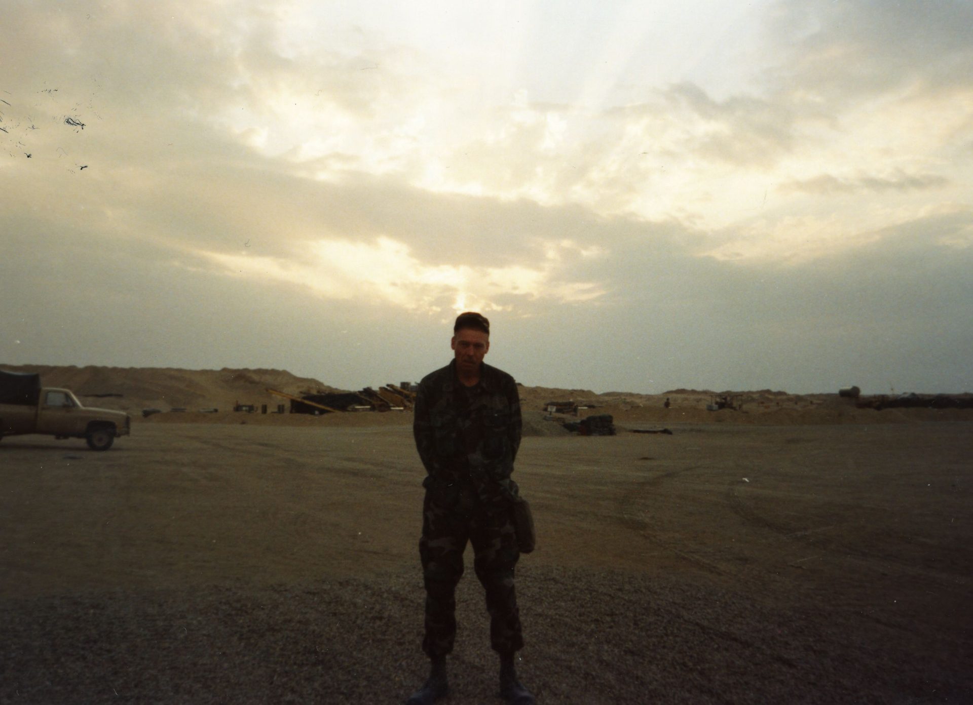 A photograph of Steve Marek at sunset.