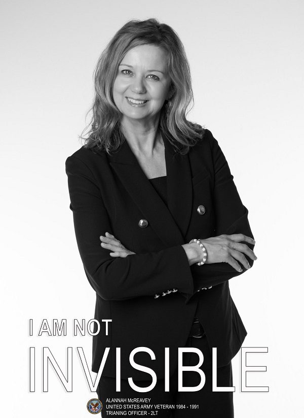Photograph of Alannah McReavey for the I Am Not Invisible Project
