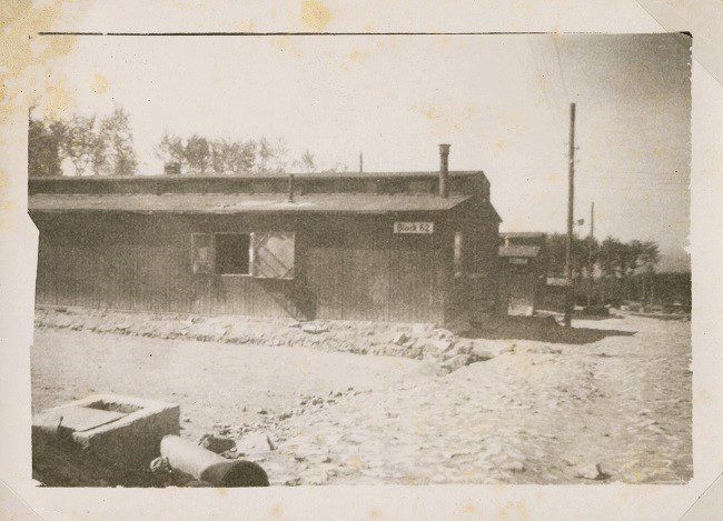 Photo of Exterior of Block 62 at Buchenwald.