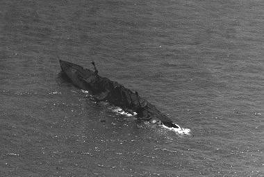 ship sinking