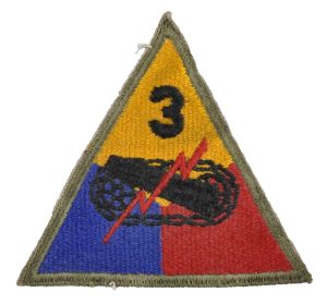 Shoulder sleeve insignia, 3rd Armored Division, (V1997.1.406).