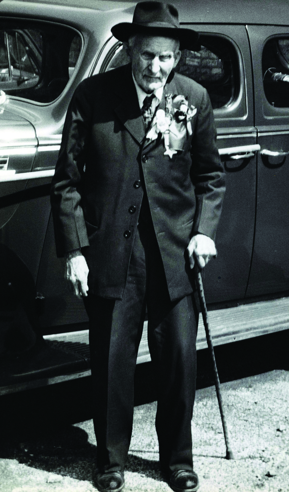 Lansing Wilcox, the last surviving G.A.R. member in Wisconsin, ca. 1951