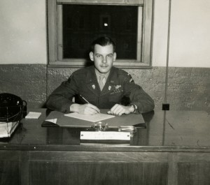 Lt. Martin strikes a pose similar to his father’s while the Aide-de-camp to Brigadier General Kurtz, April 1946.